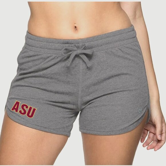 ASU Arizona State University Simone Cotton Blend Athletic Short, Grey S NEW - Picture 1 of 8
